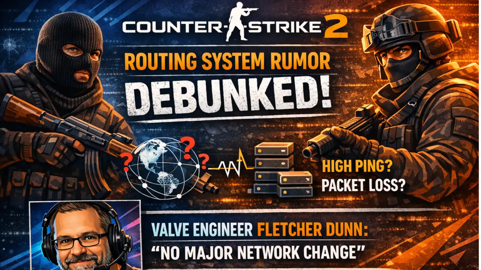CS2 Routing System Rumor Debunked: Valve Engineer Denies Major Network Changes